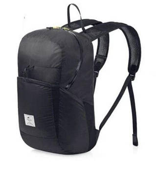 Рюкзак компактний Naturehike Ultralight NH17A017-B 22 л, чорний