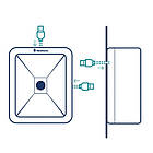 Стаціонарний сканер штрих-кодів Newland FR27 Urchin (FR2780-B-20 Urchin), фото 2