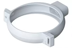 Хомут труби 95 пластик Альта-Профіль білий