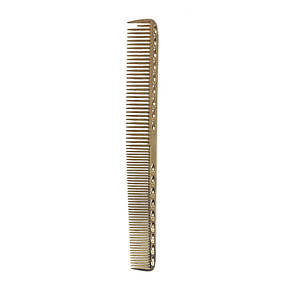 Гребінець для стрижки комбінований TICO Professional Metal Gold (600013)