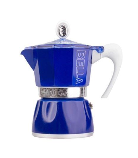 Гейзерна кавоварка G.A.T. Bella Blue на 3 чашки 150 мл