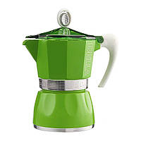 Гейзерна кавоварка G.A.T. Bella Green на 3 чашки 150 мл