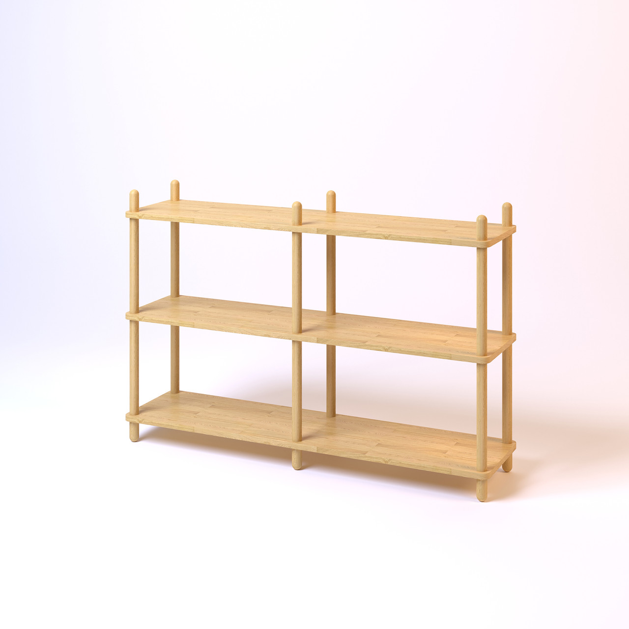 Полиця Dao #2-3 натуральний дуб TM Lovko