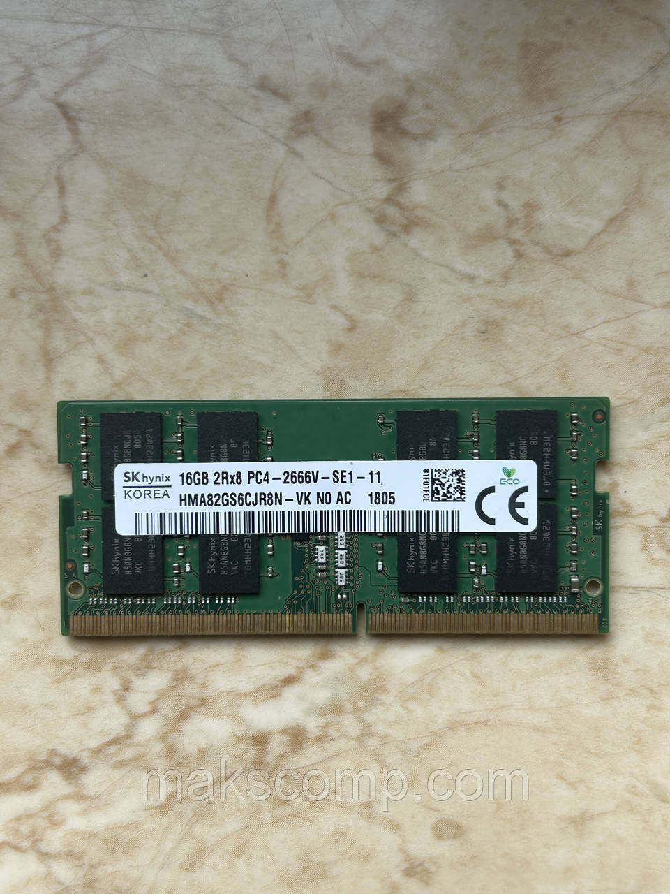 Пам’ять Hynix 16Gb PC4-2666 (HMA82GS6CJR8N) So-Dimm, фото 1