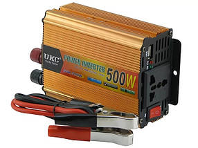 Інвертор UKC 500W SSK Перетворювач напруги автомобільний DC 12V-220V, фото 5