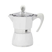 Гейзерна кавоварка G.A.T. Bella White на 3 чашки 150 мл