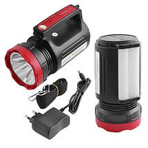 Переносний ручний ліхтар Luxury 2895U-5W+20SMD з вбудованим акумулятором Li-Ion Power Bank, фото 3