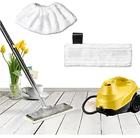 Комплект мікроволоконних серветок (трапка) для підлоги та обтягування для пароочисників Karcher SC2 SC3 SC4 SC5