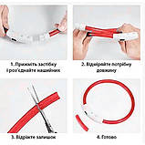 Універсальний світний нашийник для собак Trox TR-70 Червоний, фото 4