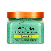 Сахарный скраб Tree Hut Coconut Lime Shea Sugar Scrub 510g