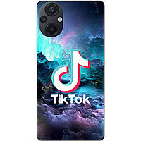 Силіконовий бампер чохол для Xiaomi Poco M5 з малюнком Tik Tok