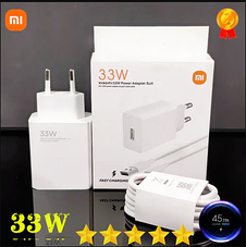 Зарядний Пристрій для Xiaomi Mi 33W Power Adapter + Кабель Type C (MDY-11-EZ), фото 3