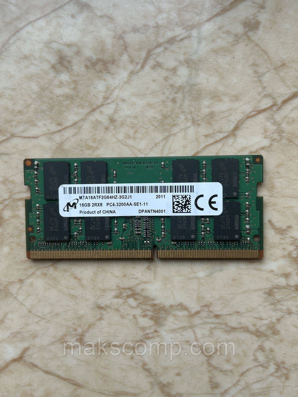 Пам'ять Micron 16Gb PC4-2133P (MTA16ATF2G64HZ-2G1B1) So-Dimm, фото 1