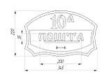 Фігурна поштова надкадка з номером будинку, фото 2