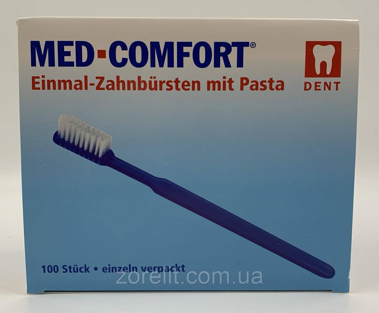 Набір зубна щітка + просочення (100 шт.), фото 1
