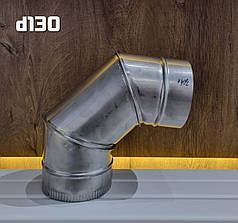 Коліно 90° нержавійка AISI 304 d-130
