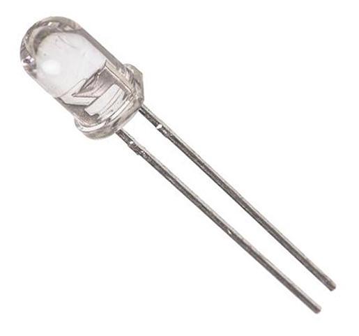 Світлодіод 5 мм 3.2-3.4V холодний білий 12000-14000MCD