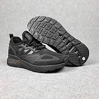 Адидас ЗХ 2К (ЗИКС 2К) Кроссовки мужские летние черные Adidas ZX 2K Обувь мужская весна лето черная