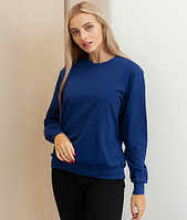 Світшот однотонний (для друку двонитка) GBI Синій розмір S (12718-ж)