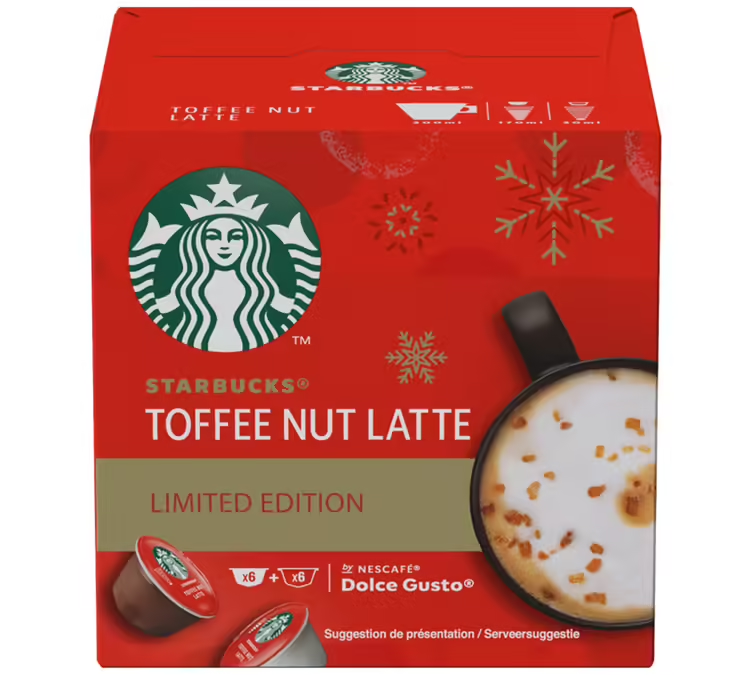 Кава в капсулах Dolce Gusto Starbucks Toffee Nut Latte 6 шт Дольче густо Старбакс