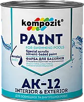 Kompozit АК-12 Фарба для басейнів, 0,9 кг