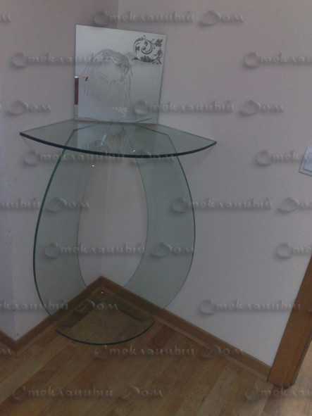 Купить Стеклянный столик под телевизор, цена — Prom.ua (ID#22891123)