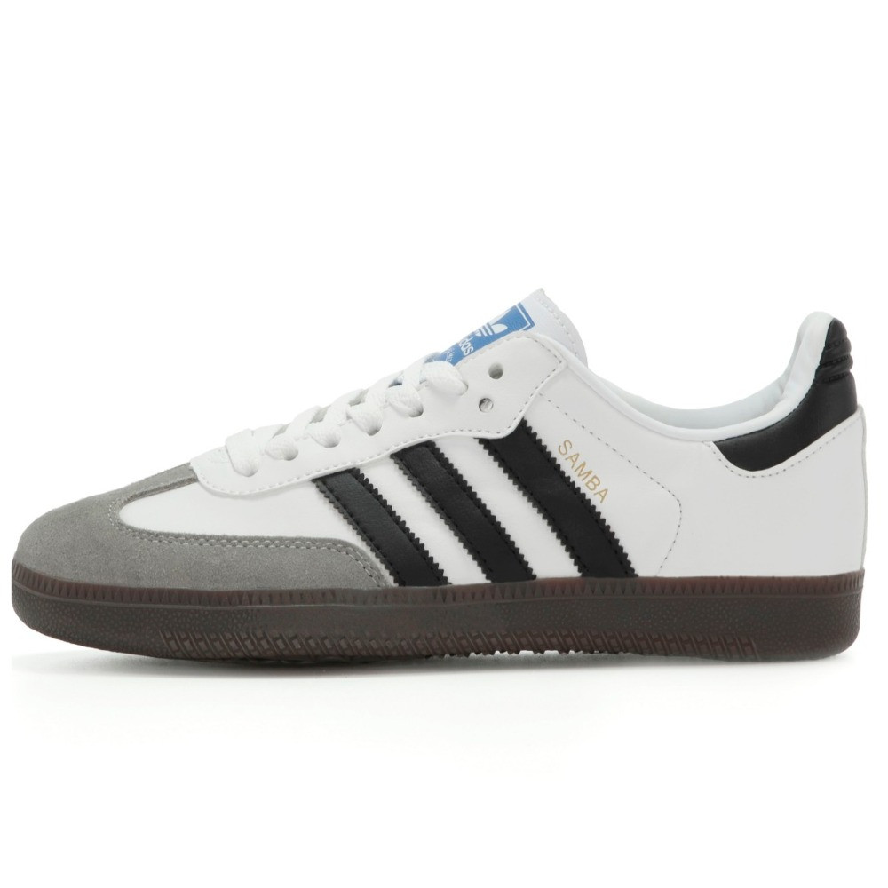 Чоловічі / жіночі кросівки Adidas Samba OG B75806 White Black, білі шкіряні кросівки адідас самба