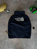 Вітровка чоловіча The North Face куртка синя спортивна плащівка весна осінь із капюшоном демісезон рефлективн, фото 3