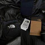 Вітровка чоловіча The North Face куртка синя спортивна плащівка весна осінь із капюшоном демісезон рефлективн, фото 4