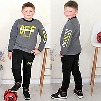 Костюм на хлопчика трикотажний теплий вік 9-14 років Різні кольори, фото 3