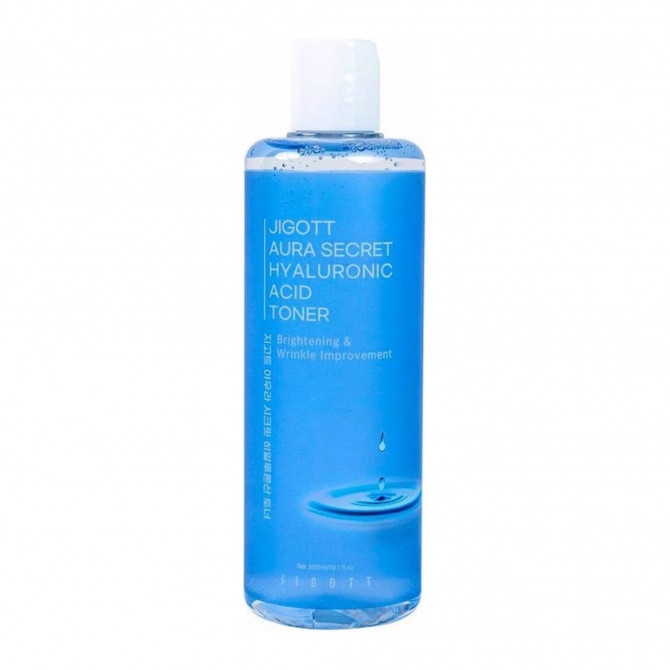 Зволожуючий тонер з гіалуроновою кислотою JIGOTT Aura Secret Hyaluronic Acid Toner, 330 мл (282485)