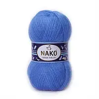 Nako MOHAIR DELICATE (Мохер Деликат) № 210/6121 васильковый (Полушерстяная пряжа, нитки для вязания)