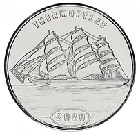 Остров Флорес 1 доллар 2020 UNC Индонезия Корабль Парусник - Фермопилы