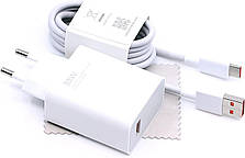 Зарядний Пристрій для Xiaomi Mi 33W Power Adapter + Кабель Type C (MDY-11-EZ), фото 4
