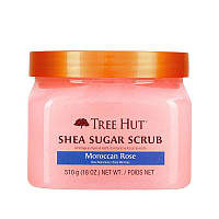 Сахарный скраб для тела с ароматом марроканской розы TREE HUT Moroccan Rose Sugar Scrub 510g