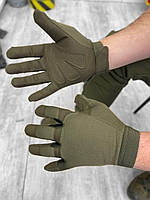 Перчатки тактические микрофибровые олива Тактические перчатки рукавицы Олива