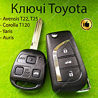 Ключ, Изготовление ключей Toyota Avensis Corolla Auris Yari программирование ключа Авенсис Королла Аурис Ярис