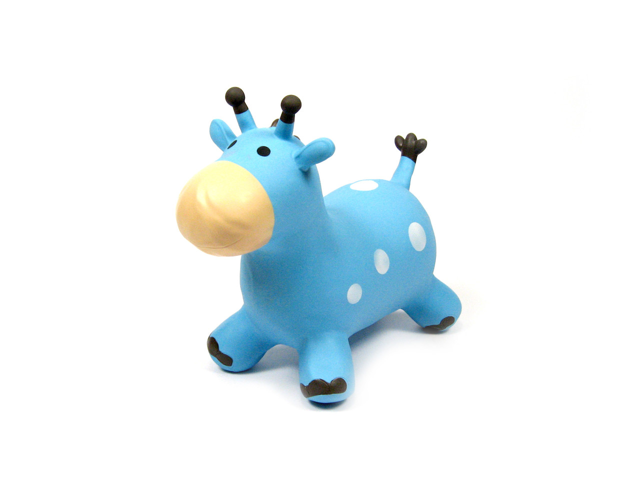 Дитячий  надувний стрибун Жираф 54928 блакитний