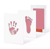 Штамп для отпечатков ручек и ножек малыша 0-6 месяцев Розовый