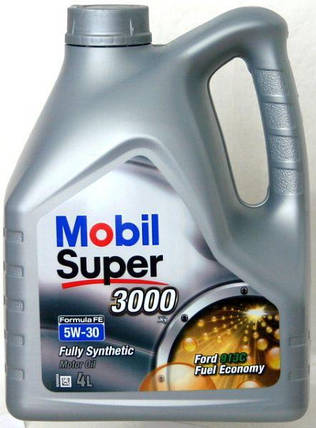 Олива моторна Super 3000 x1 Formula FE 5W-30 GSP Mobil - 4 л, фото 1