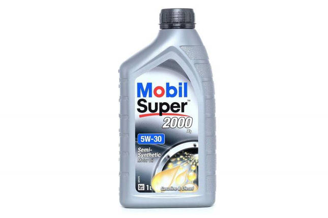 Олива моторна Super 2000 х1 5W-30 Mobil - 1 л, фото 1