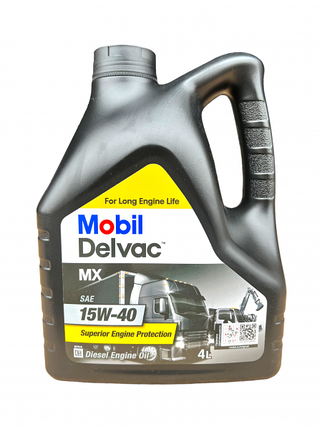 Олива моторна Delvac MX 15W-40 Mobil - 4 л, фото 1
