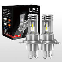 Светодиодные Мини LED Luxor X10 лампы H4 CSP Корея 9-32В 35Вт 8000Лм V10P