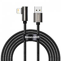 Кабель для зарядки и передачи данных Baseus CALCS-A01 Legend Elbow USB to iPhone 2.4A, 1 метр черный