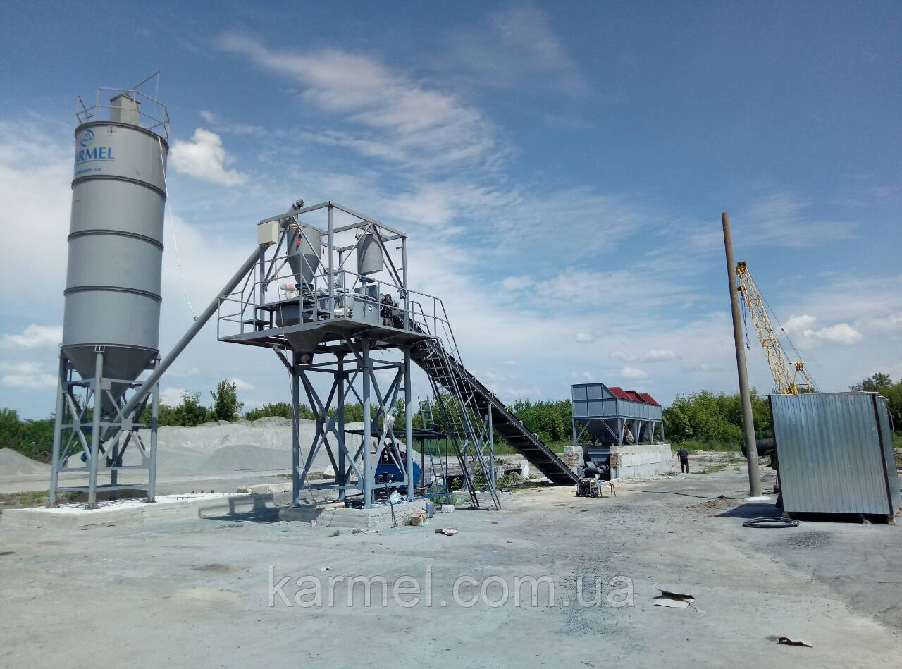 Бетонозмішуюча установка KARMEL 20К STANDART ROTOR (20м.куб./год.), фото 4