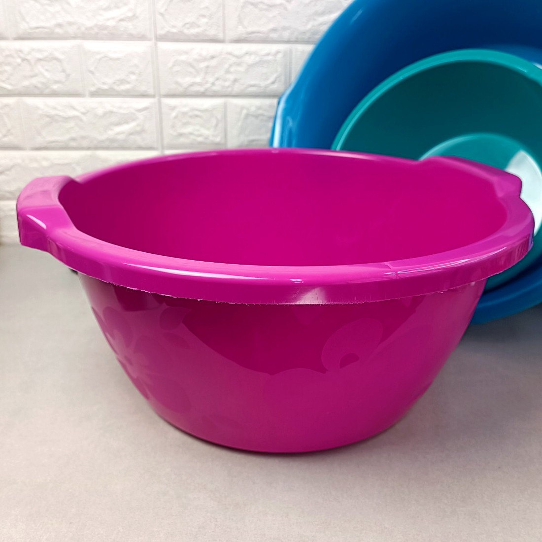 Кухонна миска з харчового пластику 15л Незабудка Харків