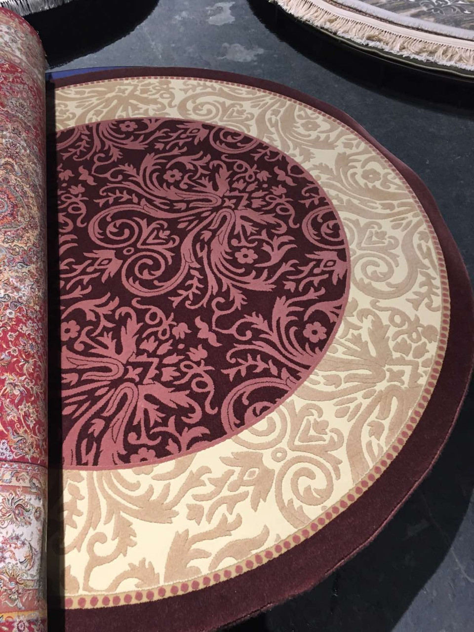 КИЛИМ КРУГЛОЇ ФОРМИ VERANDA 900 PINK, фото 1