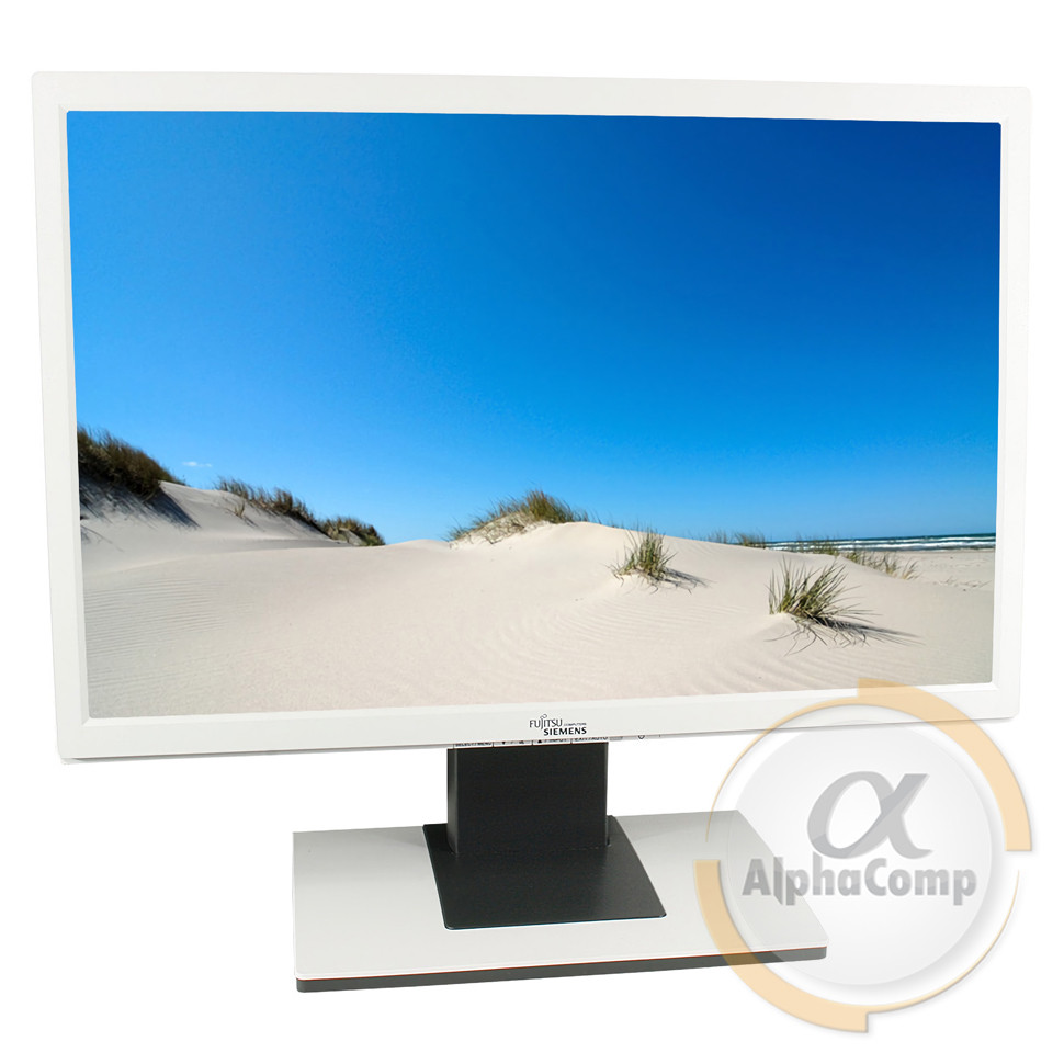 Монітор 22" Fujitsu 22W-5 (TN • 16:10 • VGA • DVI • колонки) white БВ уцінка