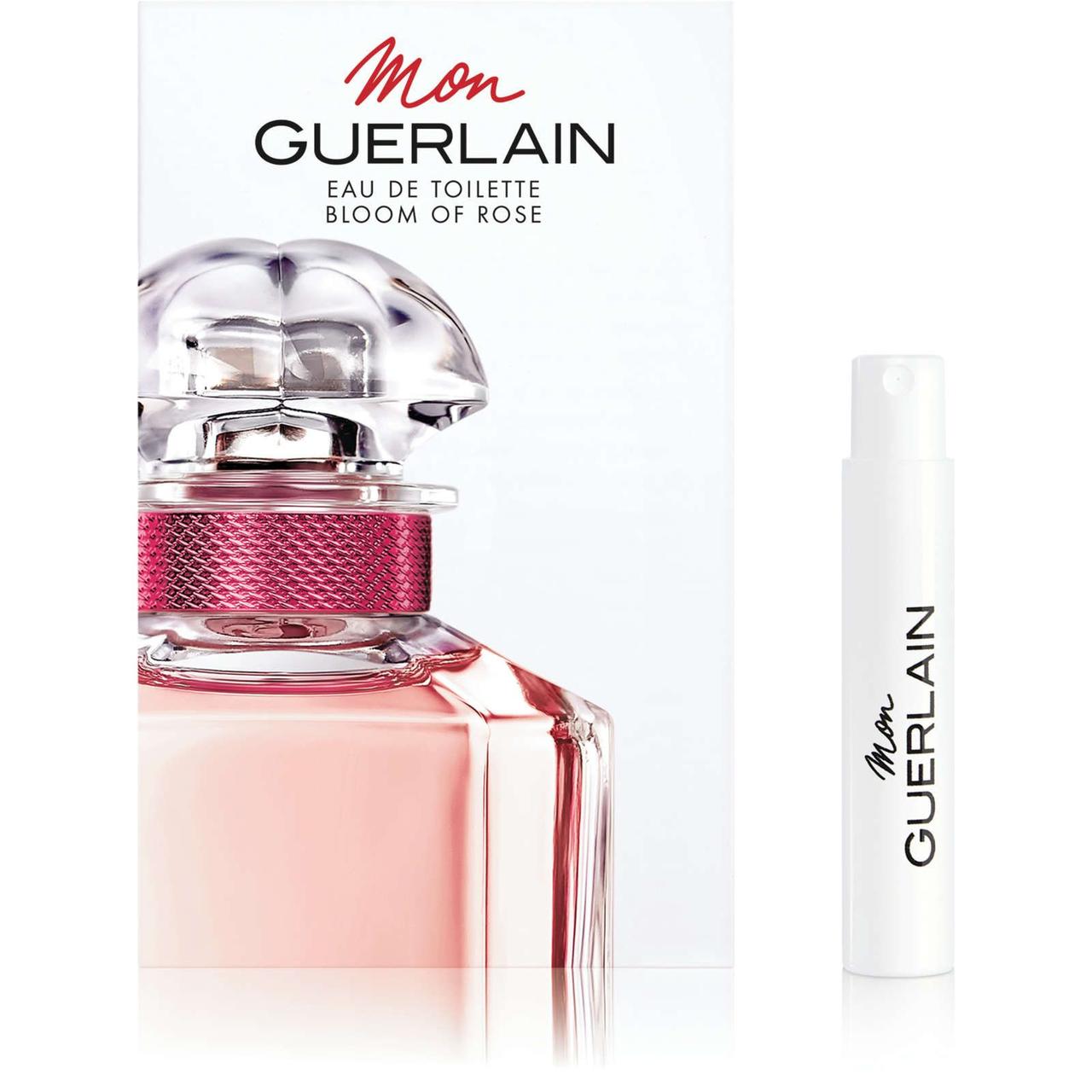 Жіноча туалетна вода Guerlain Mon Guerlain Bloom Of Rose 0,7мл пробник оригінал, квітковий аромат