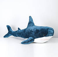 Мягкая игрушка Акула 80 см Синяя